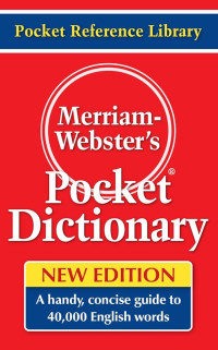 Image of Merriam-Webster's Pocket Dictionary