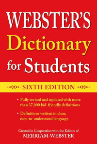 Image of Webster's Dictionary for Students
